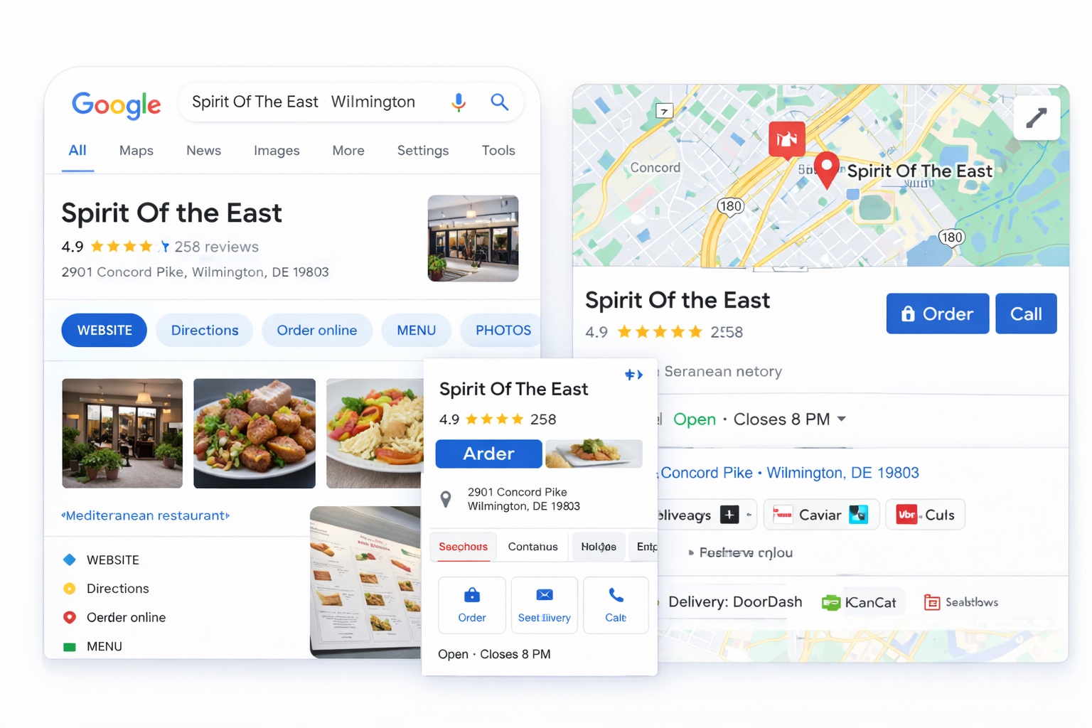 Google Business Profile and local visibility example